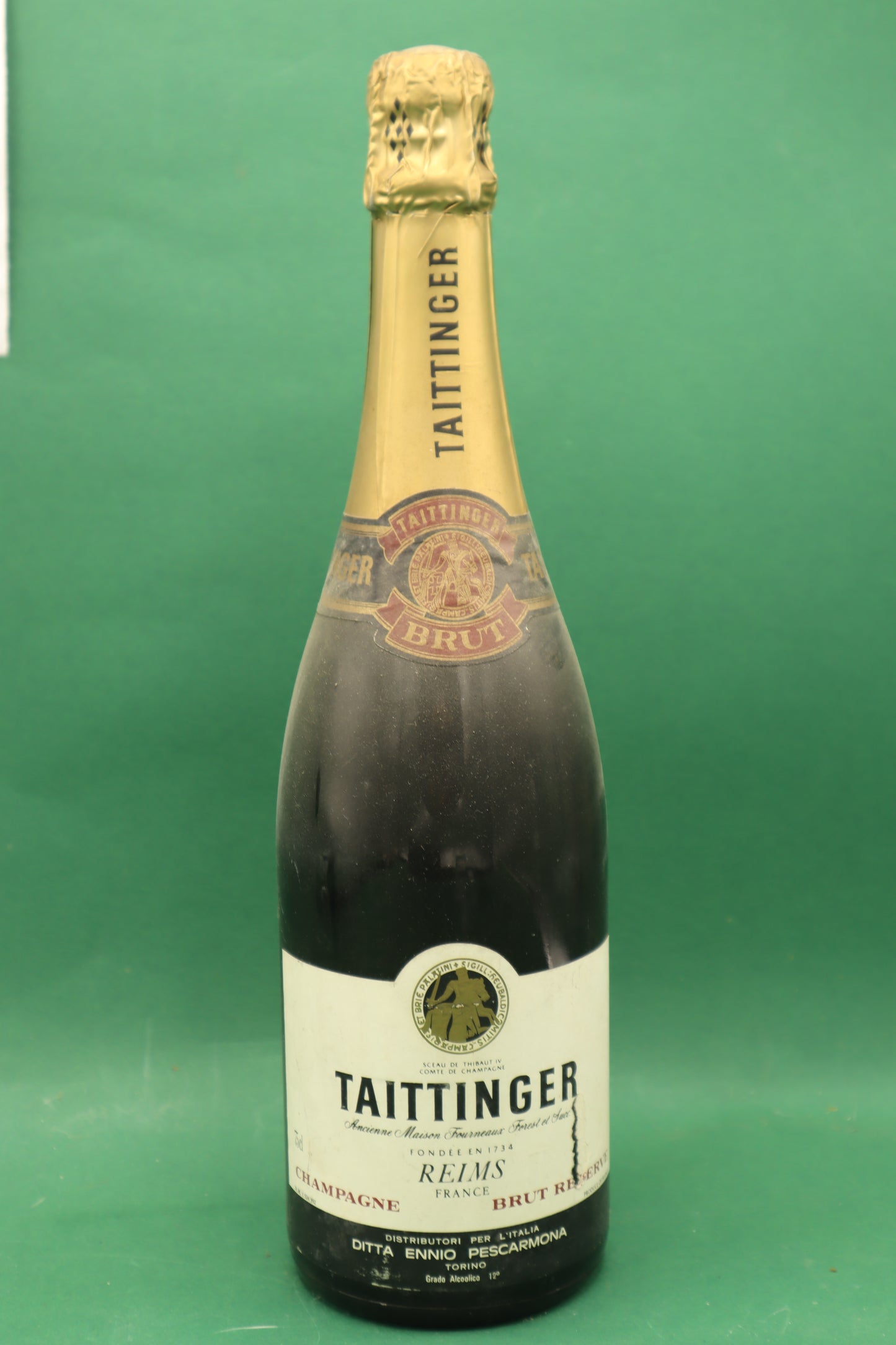 Champagne Taittinger Brut Réserve - Reims 750 ml - Vintage Anni ’70