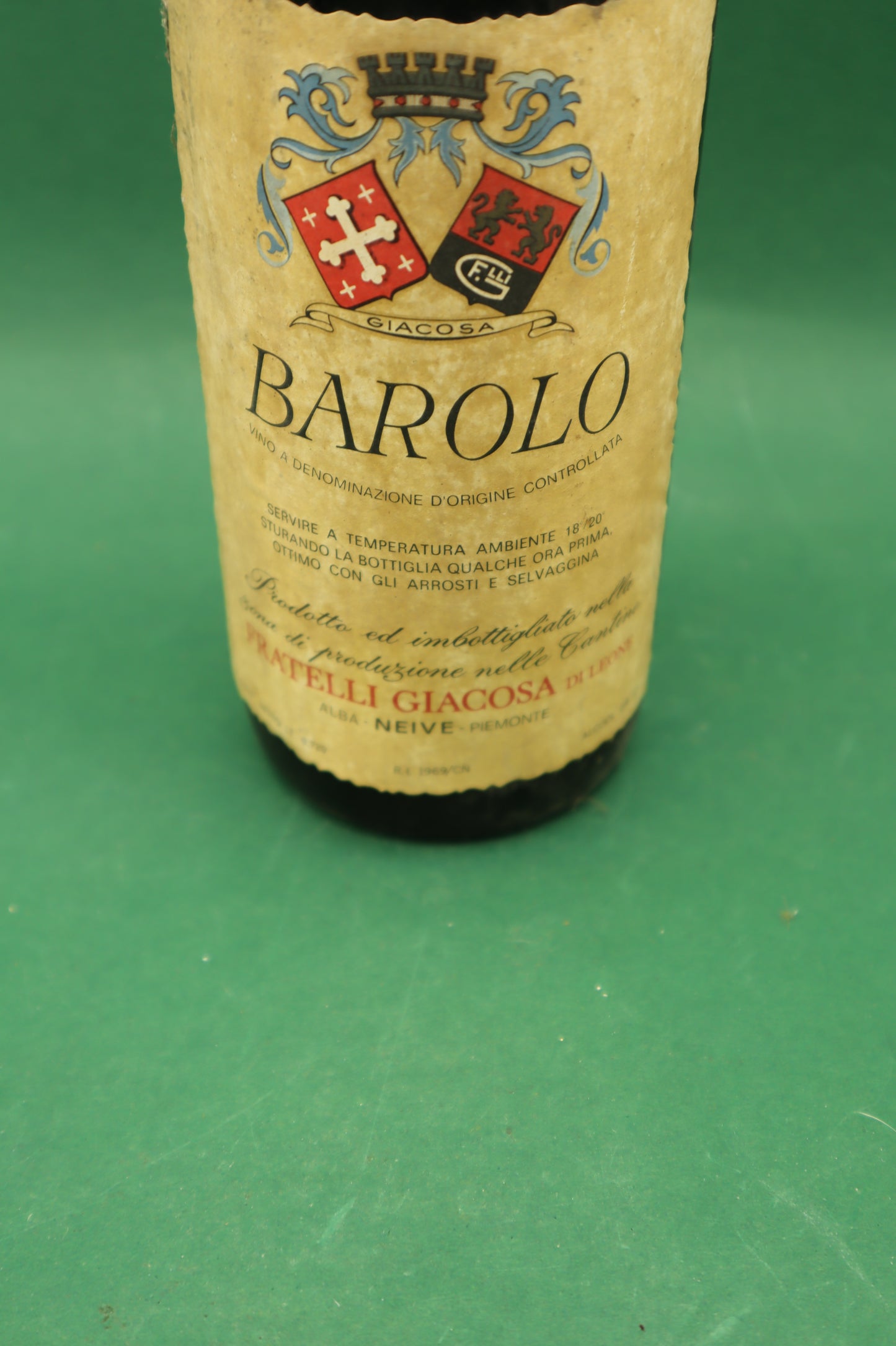 Barolo 1970 - Fratelli Giacosa - Barolo, Langhe, Piemonte - 0,75 lt