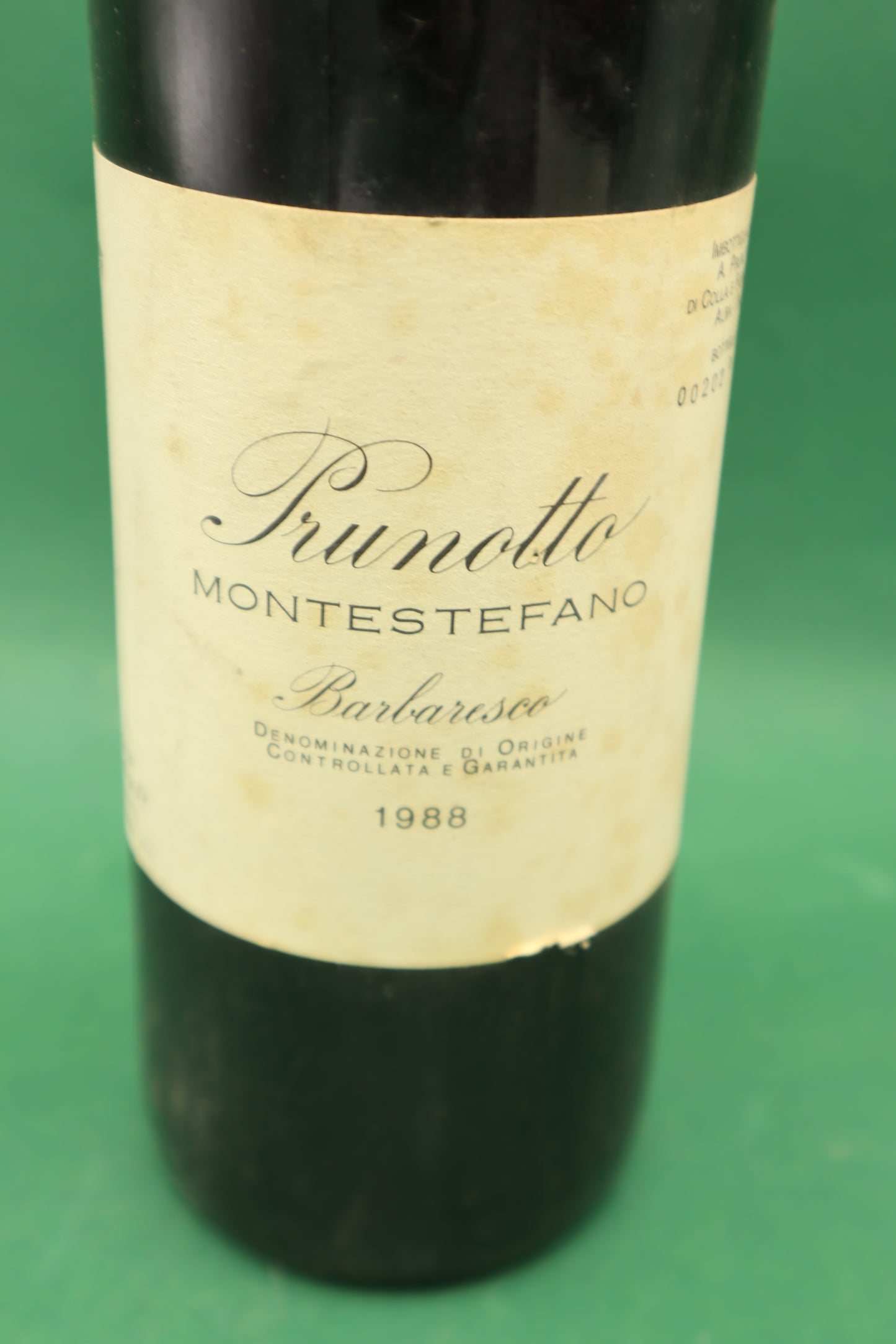 Barbaresco 1988 - Prunotto - Montestefano, Langhe, Piemonte - DOCG - 0,75 lt