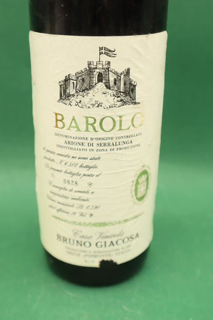 Barolo Arione di Serralunga Etichetta Bianca 1971, Bruno Giacosa