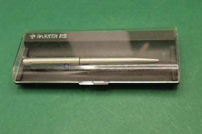Vintage Parker 25 Penna Biro Argento con Scatola originale
