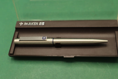 Vintage Parker 25 Penna Biro Argento con Scatola originale
