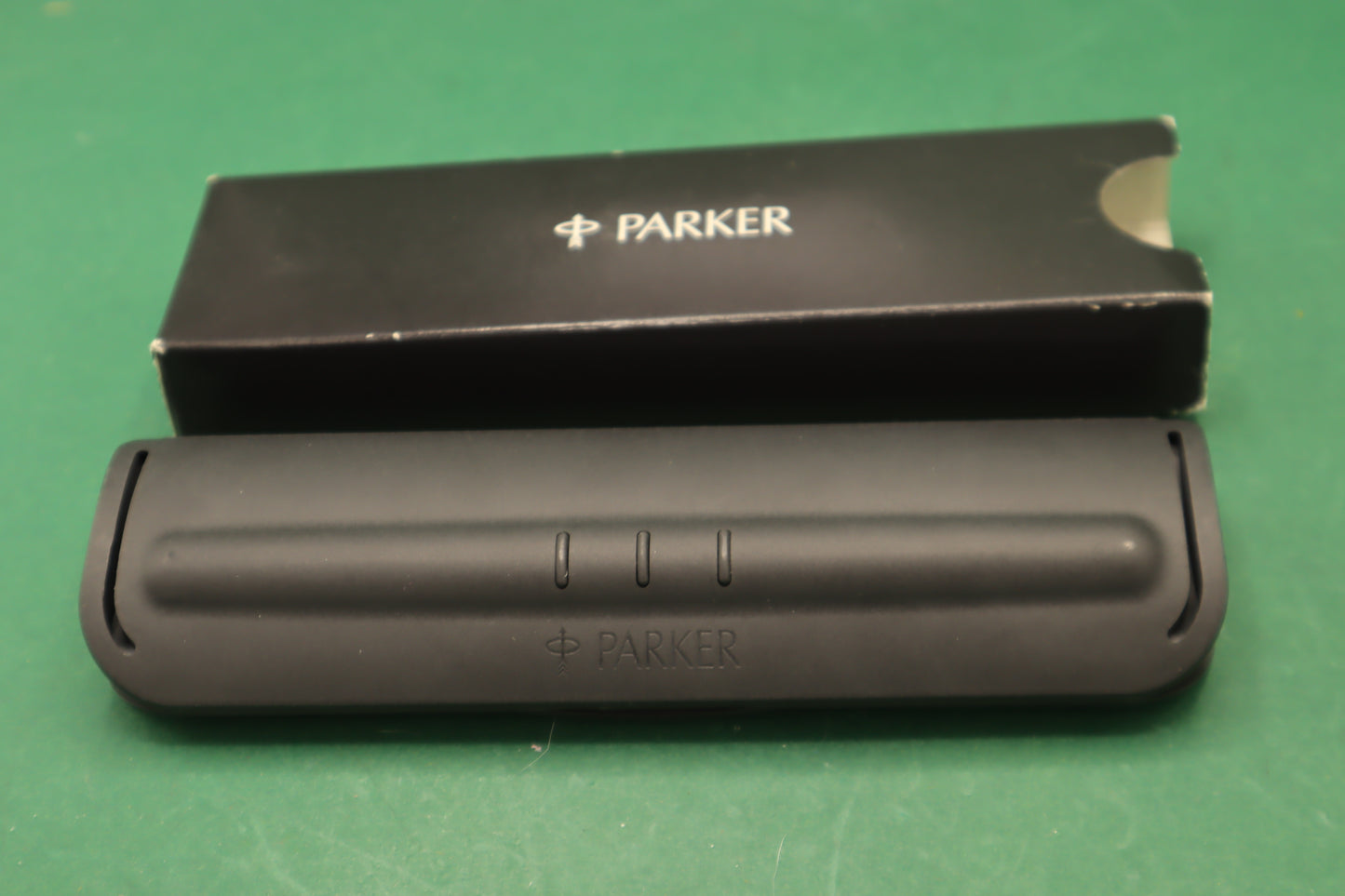 Vintage Parker Penna Biro colore blu e nero con Scatola originale