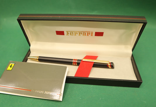 Vintage Ferrari Formula Penna stilografica scatola documenti originali
