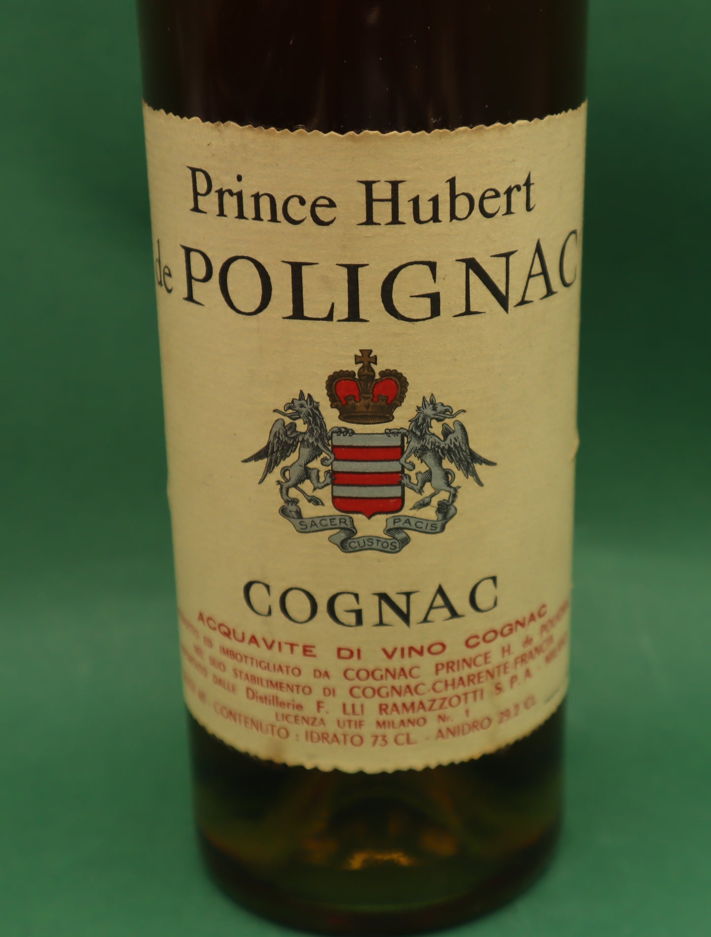 Vintage Rare Cognac Prince Hubert De Polignac 73 Cl 40% Vol Da collezione RARO