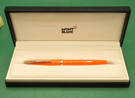 Vintage Montblanc Generation Penna Stilografica Corallo Oro 14K Scatola originale