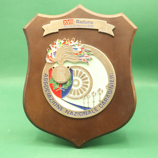 Vintage Crest Associazione Nationale Carabinieri Raduno 2006 Prodotto Italiano originale