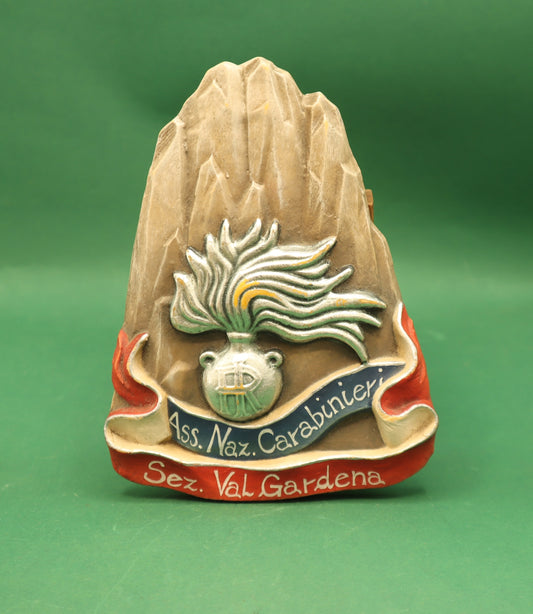 Vintage Crest Associazione Nationale Carabinieri Sez Val Gardena Prodotto Italiano originale