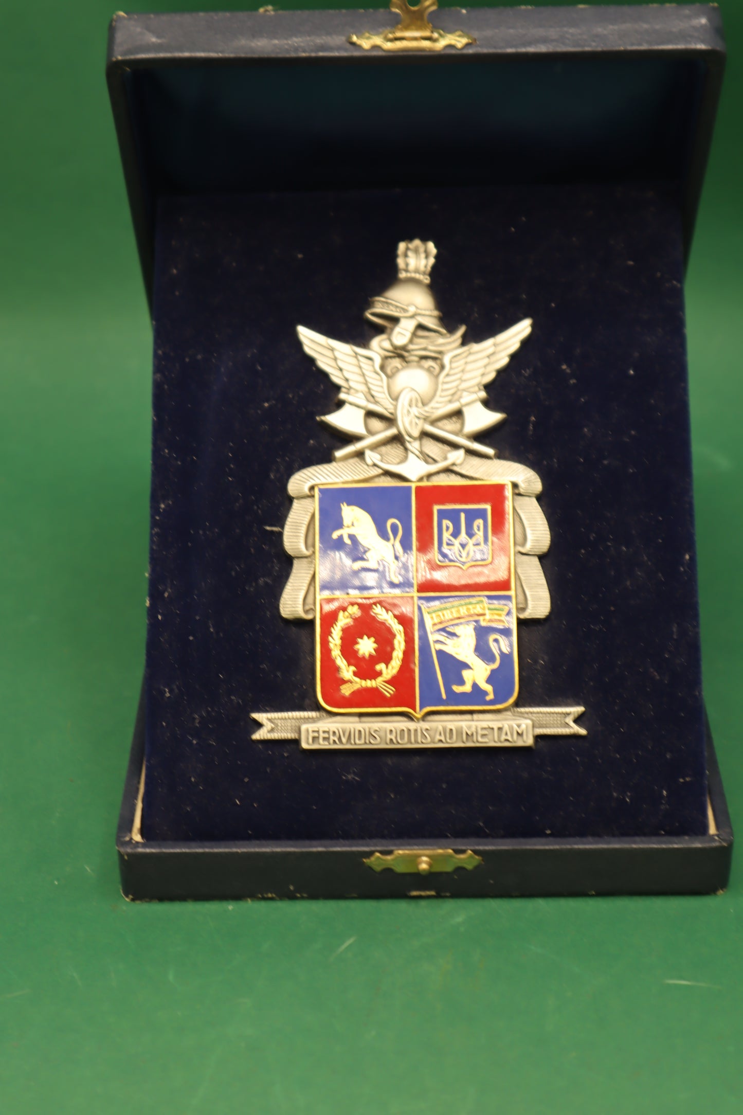 Vintage Crest Scatola Fedele Forlenza Carabinieri Portoferraio Prodotto Italiano originale