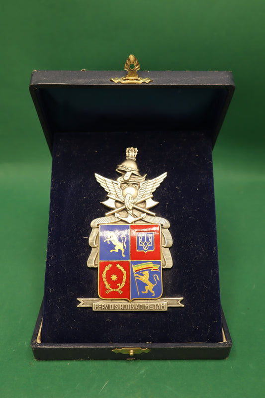 Vintage Crest Scatola Fedele Forlenza Carabinieri Portoferraio Prodotto Italiano originale