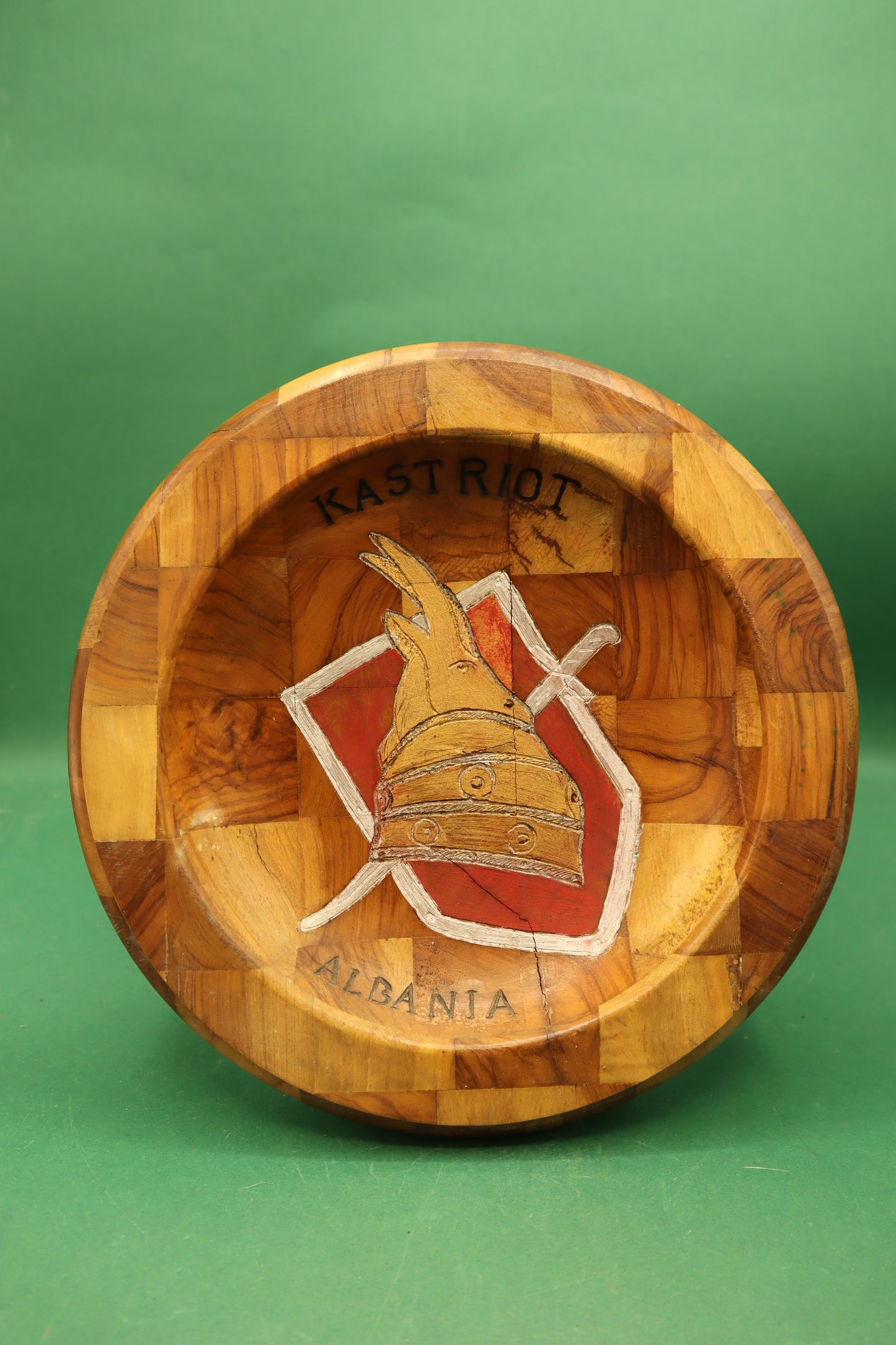 Vintage Crest Kastriot Albania Prodotto Italiano originale