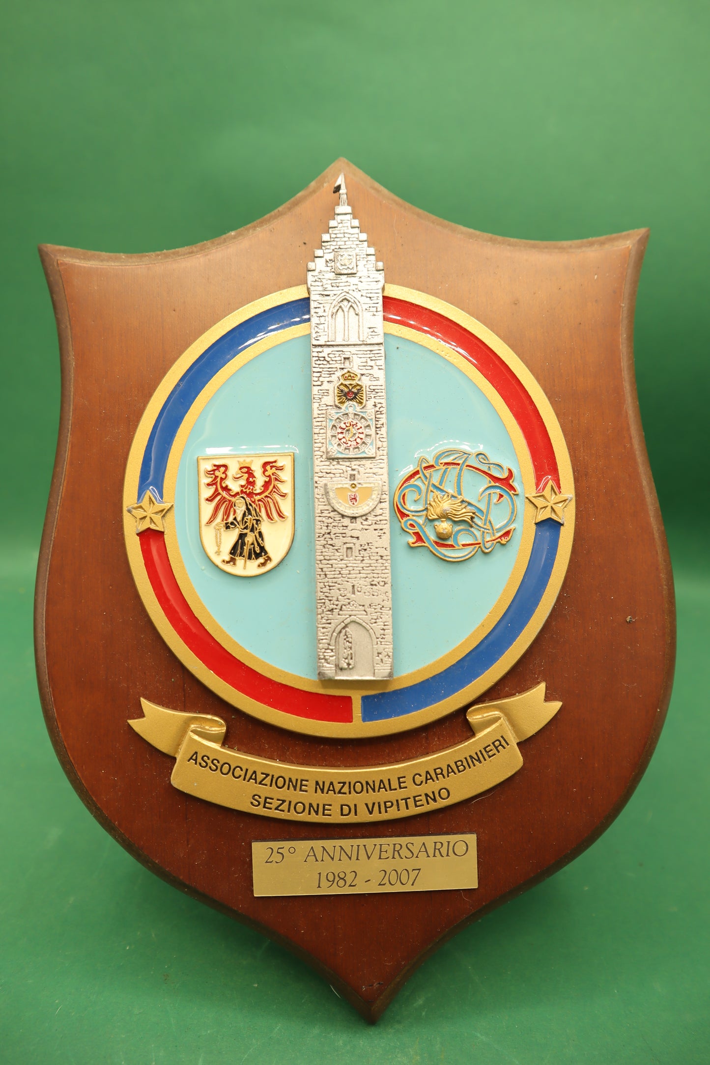 Vintage Crest Associazione Vipiteno 25 anniversario carabinieri  1982 2007 Prodotto Italiano originale