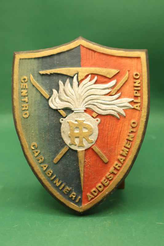 Vintage Crest Centro carabinieri addestramento Alpino Prodotto Italiano originale