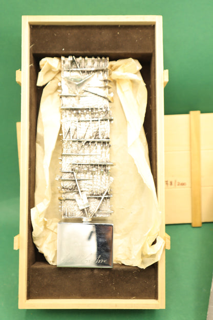 Arnaldo Pomodoro – Scultura in bronzo argentato, edizione 78/200, Milano 1983