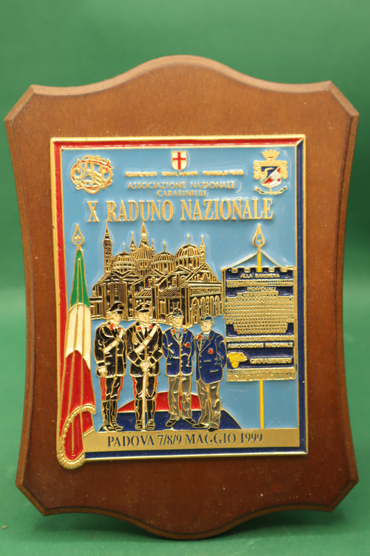 Vintage Crest X Raduno Nationale 1999 Carabinieri militari Prodotto Italiano originale