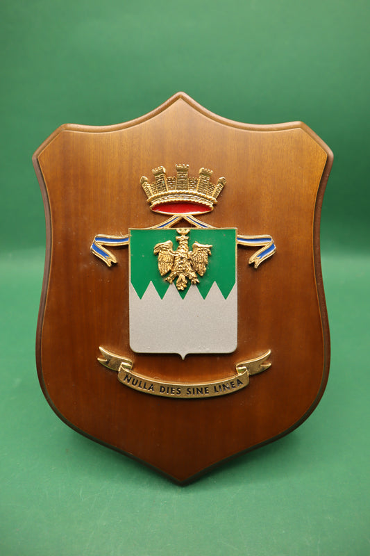 Vintage Crest Nulla dies sine linea Prodotto Italiano originale