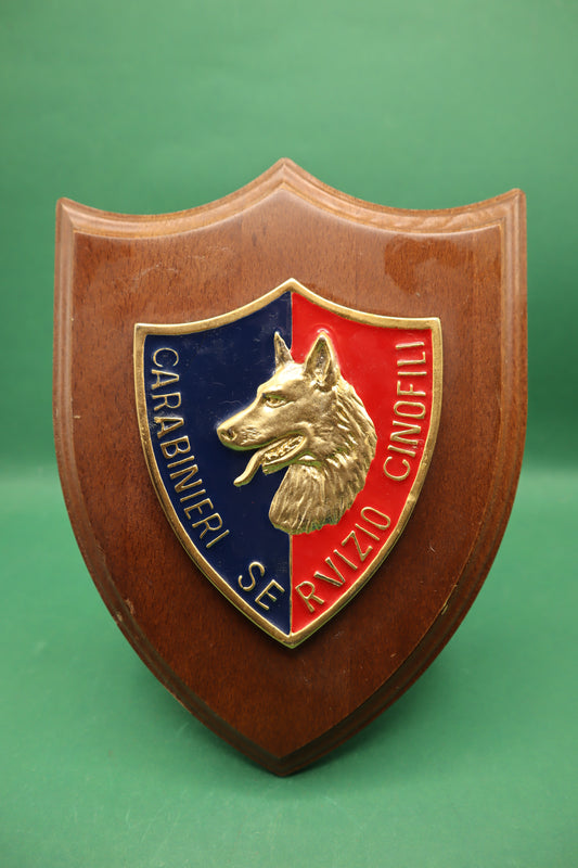 Vintage Crest Carabinieri Servizio Cinofili Prodotto Italiano originale