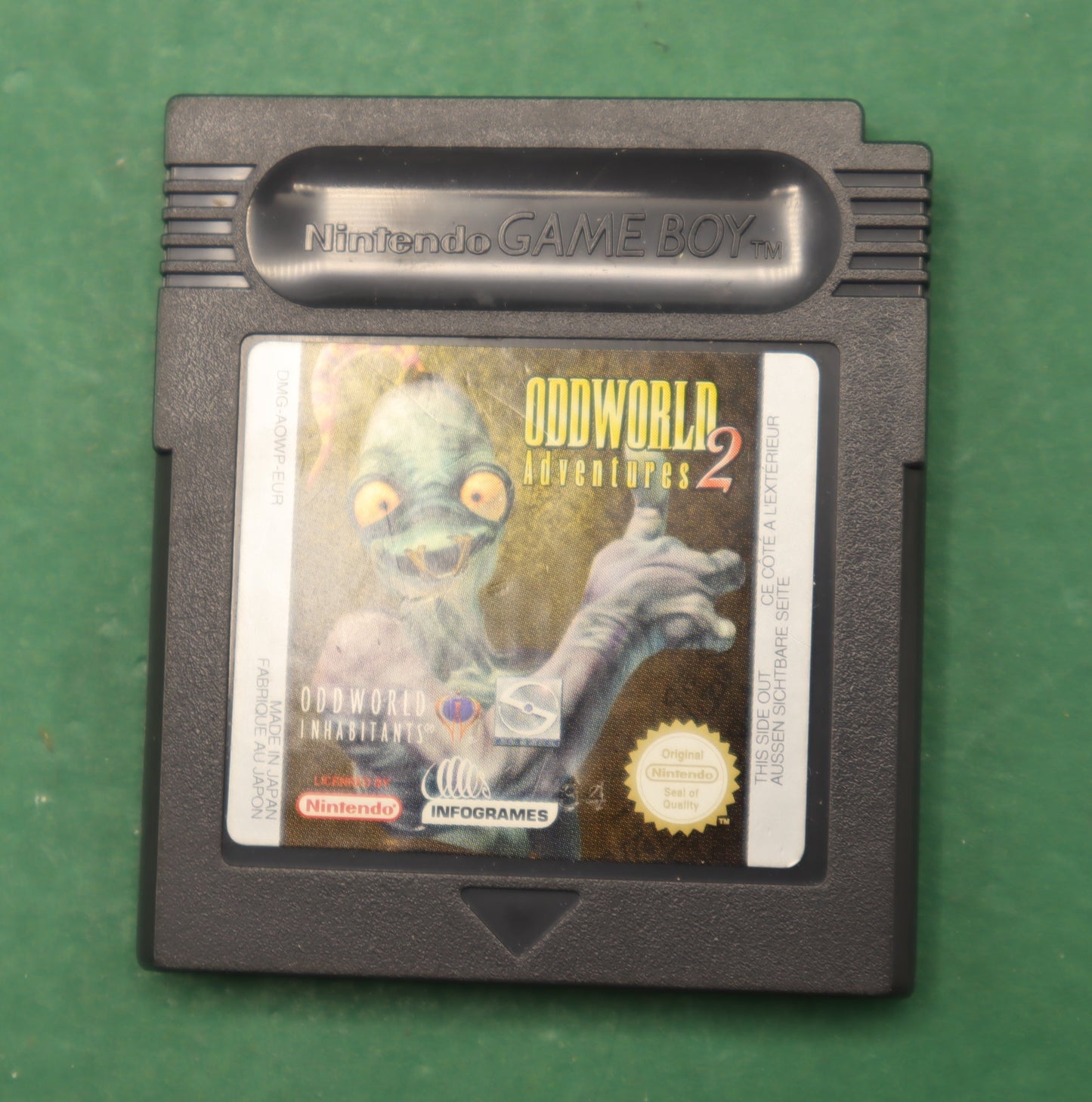 Nintendo Game Boy – Oddworld Adventures 2 (EUR) – Cartuccia Testata