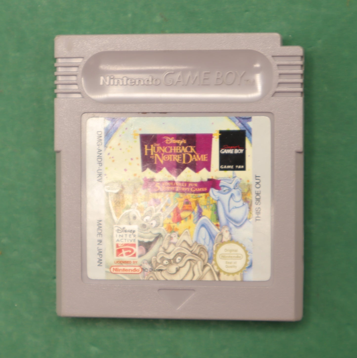 Nintendo Game Boy – Disney's The Hunchback of Notre Dame (EUR) – Cartuccia Testata