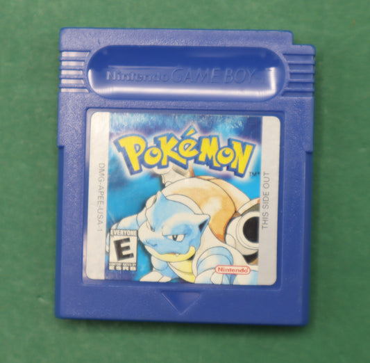 Nintendo Game Boy – Pokémon Blue Version (USA) – Cartuccia Testata
