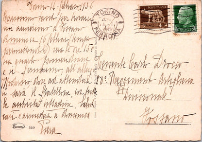 Cartolina Levico Terme provincia di Trento – Lago di Levico Vintage Postcard Italy