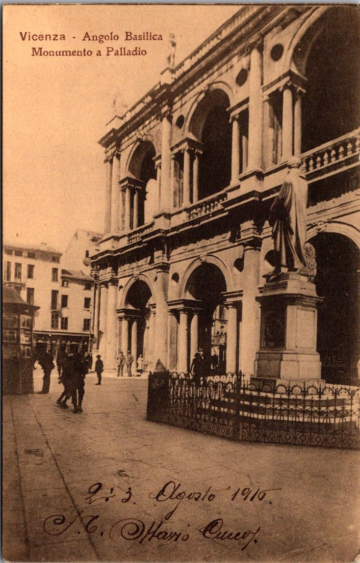 Cartolina Vicenza – Basilica Palladiana Vintage Postcard Italy