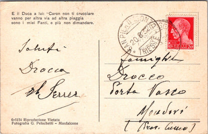 Cartolina Redipuglia provincia di Gorizia – Cimitero Militare Vintage Postcard Italy