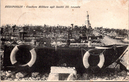 Cartolina Redipuglia provincia di Gorizia – Cimitero Militare Vintage Postcard Italy