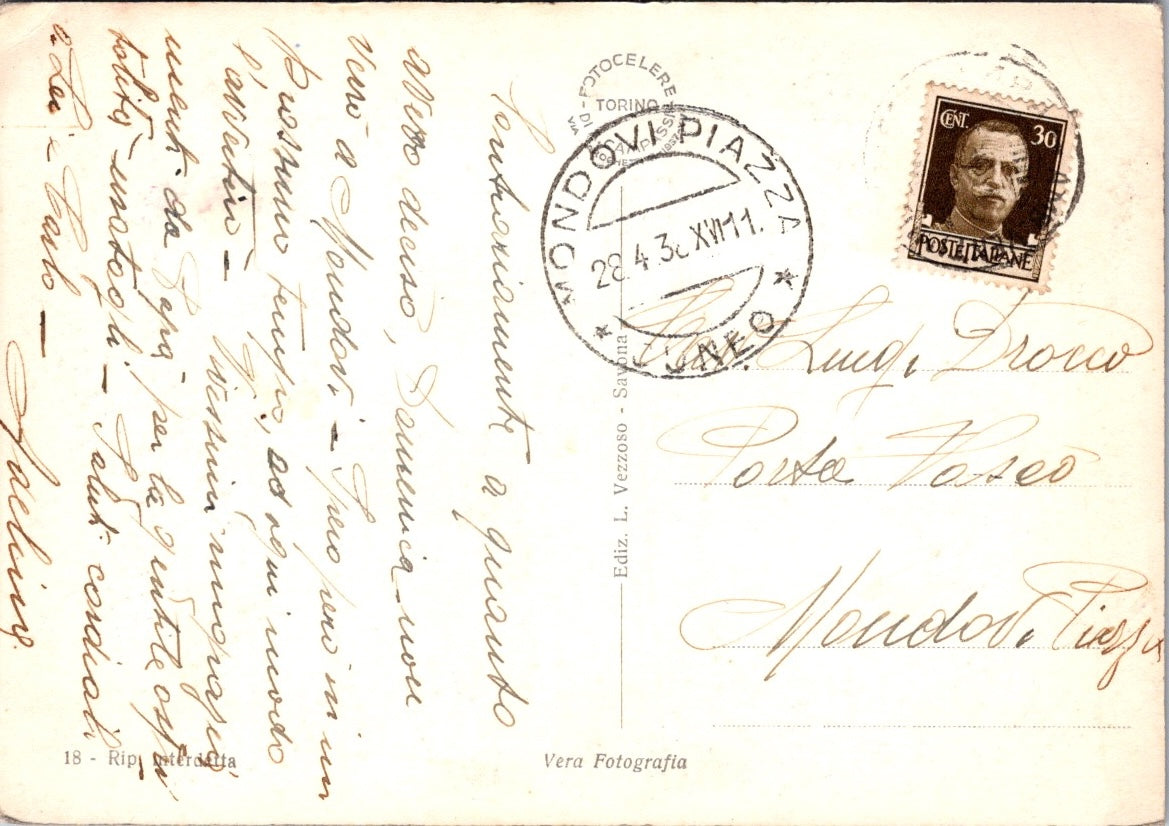 Cartolina Savona – Velieri in Porto Vintage Postcard Italy