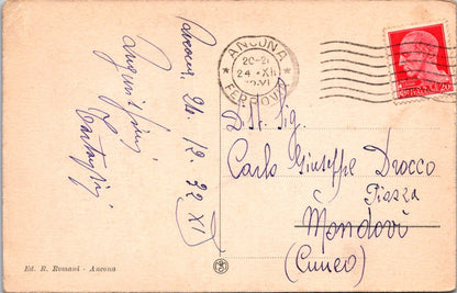 Cartolina Ancona – Viale della Vittoria Vintage Postcard Italy