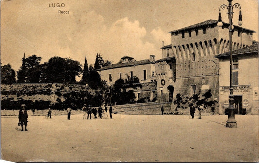 Cartolina Lugo provincia di Ravenna – Rocca Vintage Postcard Italy