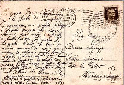 Cartolina Hyskman dal Castore – Foto Guido Muratore Vintage Postcard Italy