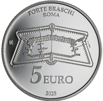 5 euro argento Centenario della nascita dell'Intelligence italiana