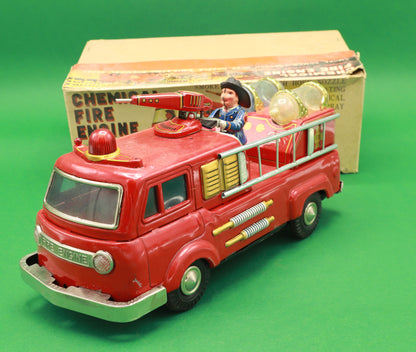 Camion dei pompieri in latta Chemical Fire Engine con scatola, 24 × 10 cm – vista principale