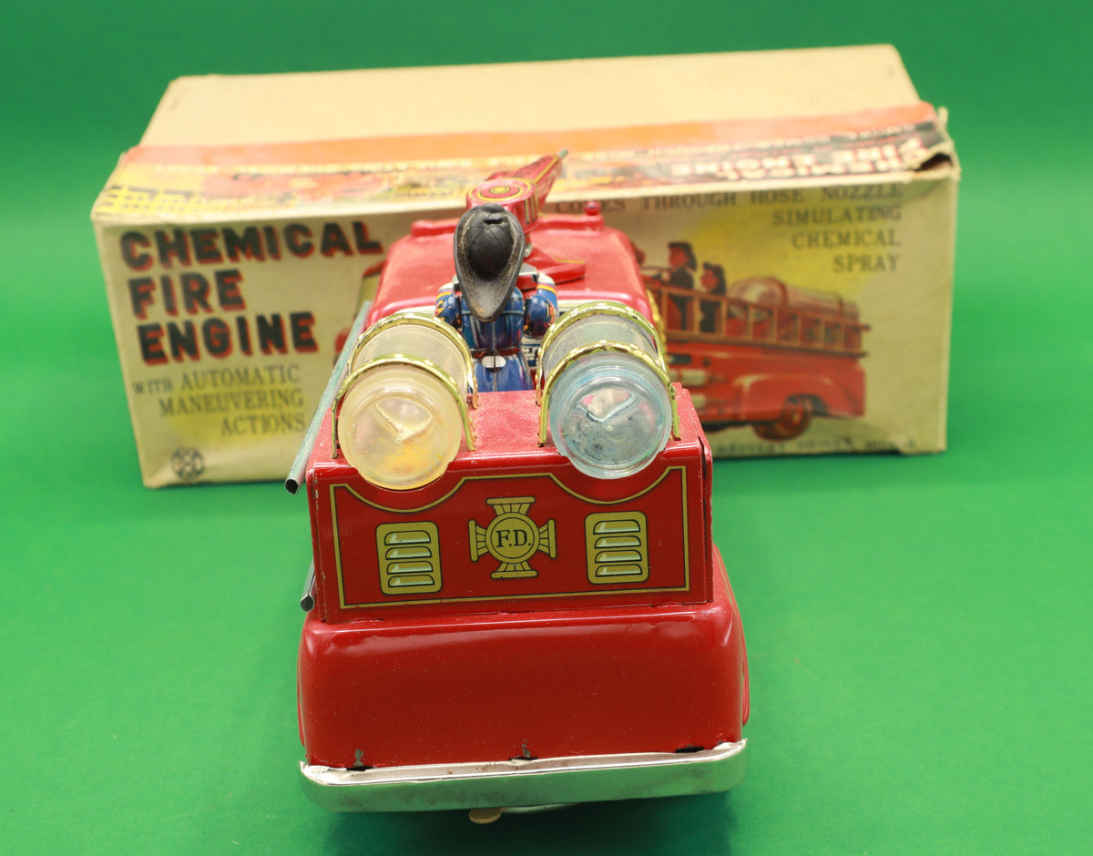 Camion dei pompieri in latta Chemical Fire Engine con scatola, 24 × 10 cm – vista 4