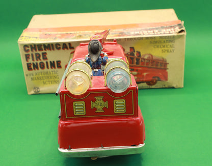 Camion dei pompieri in latta Chemical Fire Engine con scatola, 24 × 10 cm – vista 4