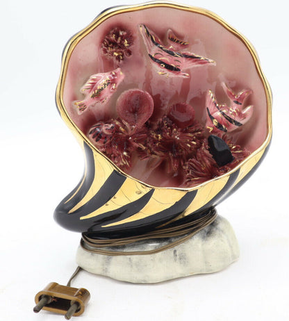 Lampada  Monaco Vallauris  Kerina Conchiglia in ceramic 1950s
