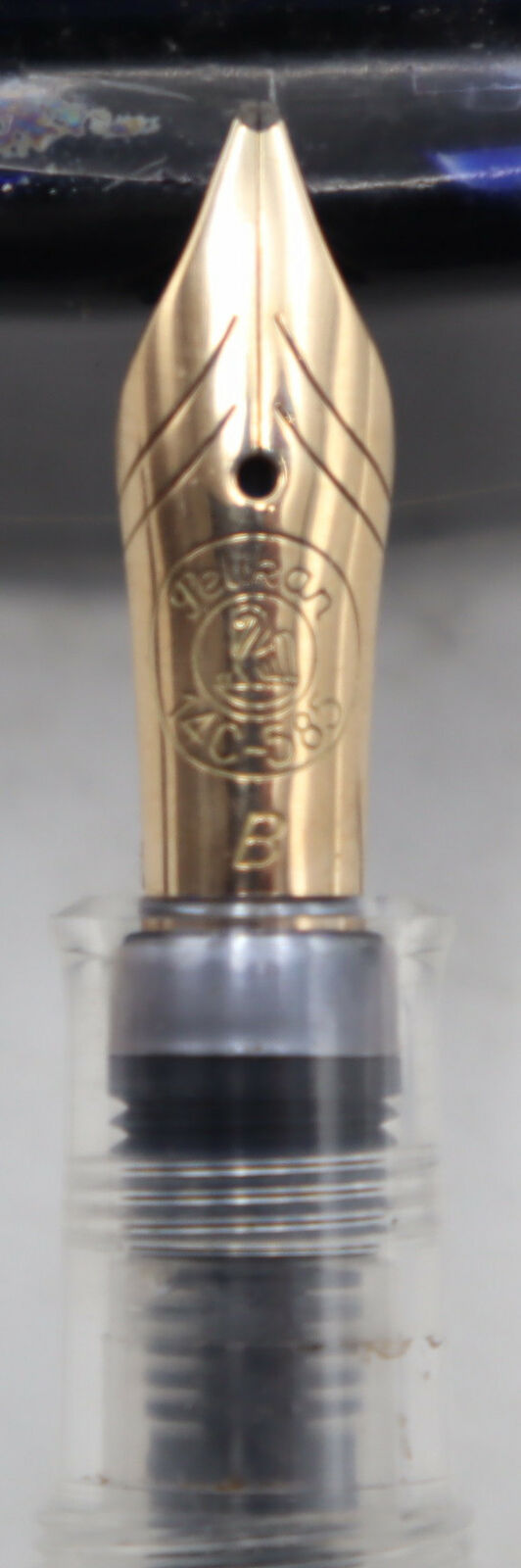 Vintage Pelikan Classic M205 Demonstrator Clear Gold Nib fountain pen
