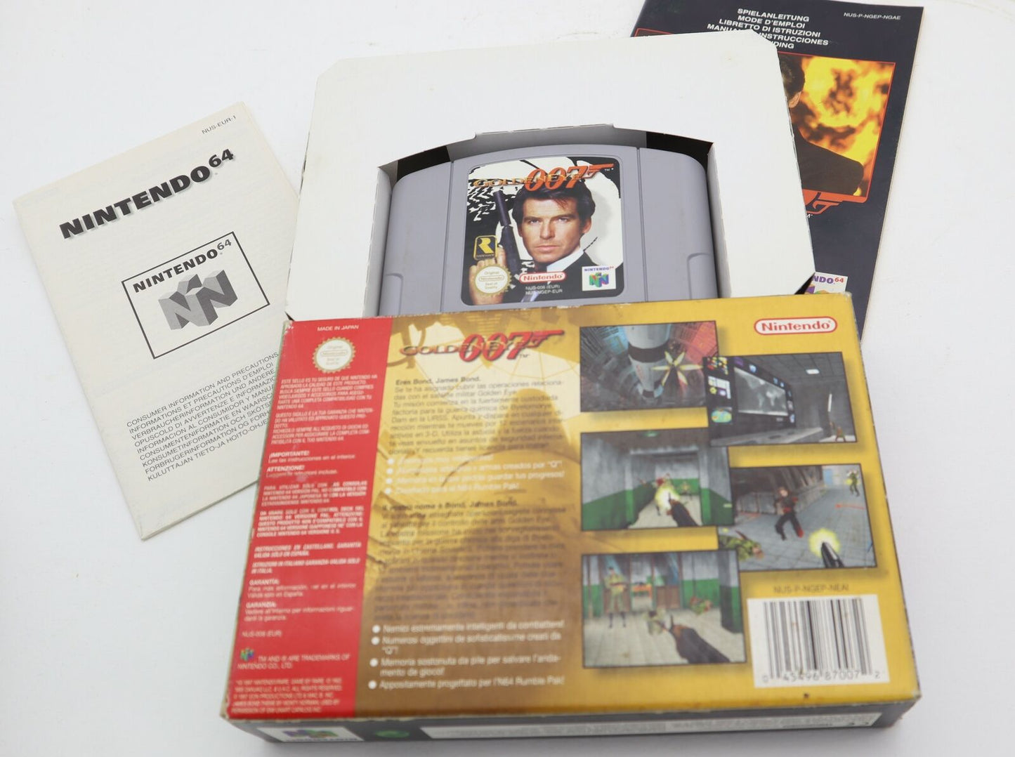 007 Goldeye n64 -  Nintendo Super Nintendo SNES GIG GAME-EUR PAL CIB