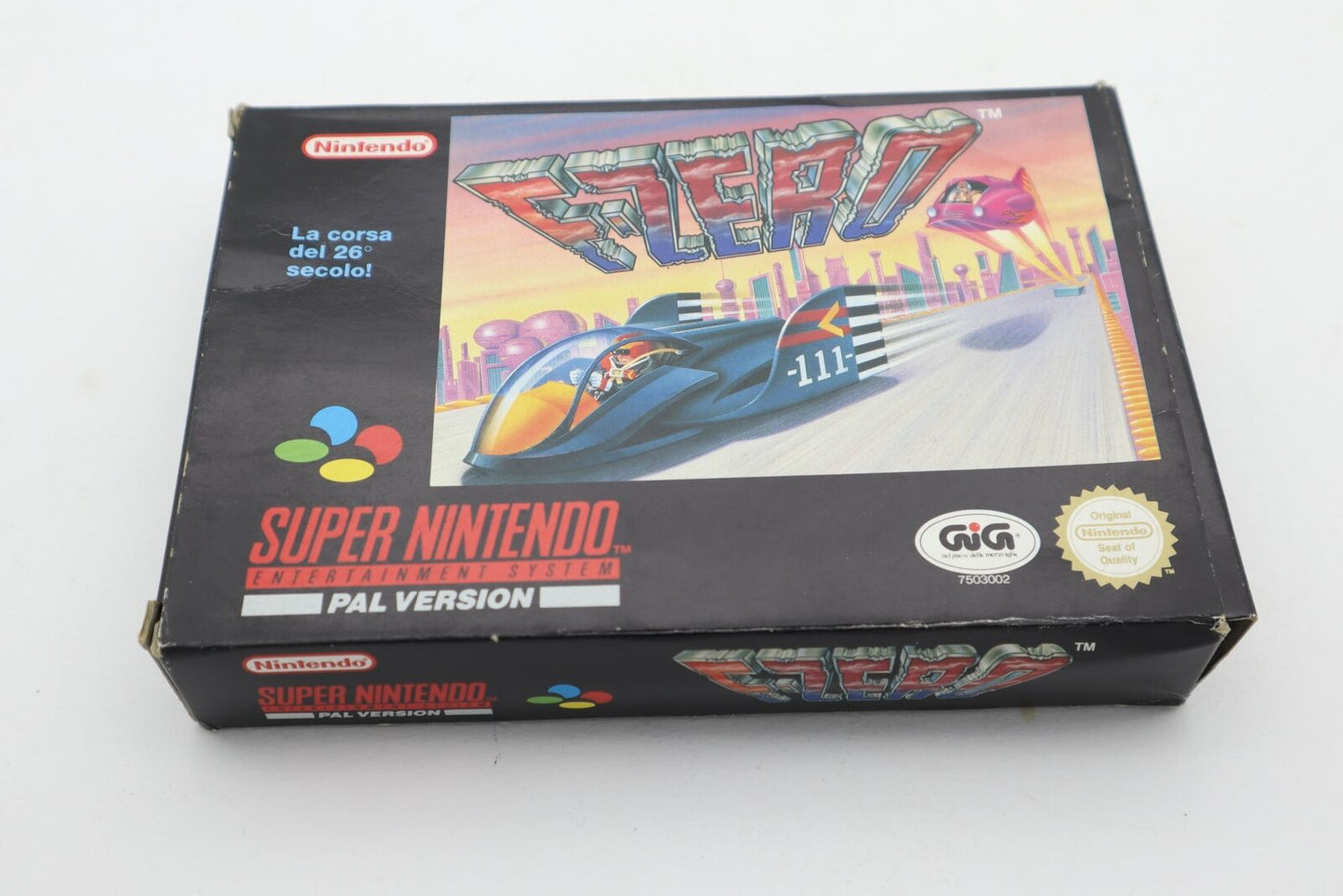 F-zero CIB -  Nintendo Super Nintendo SNES GIG GAME-EUR PAL CIB
