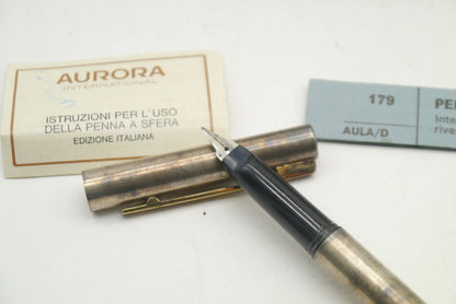 Auretta Aurora  Lusso Penna Placcata in Argento e Oro con scatola
