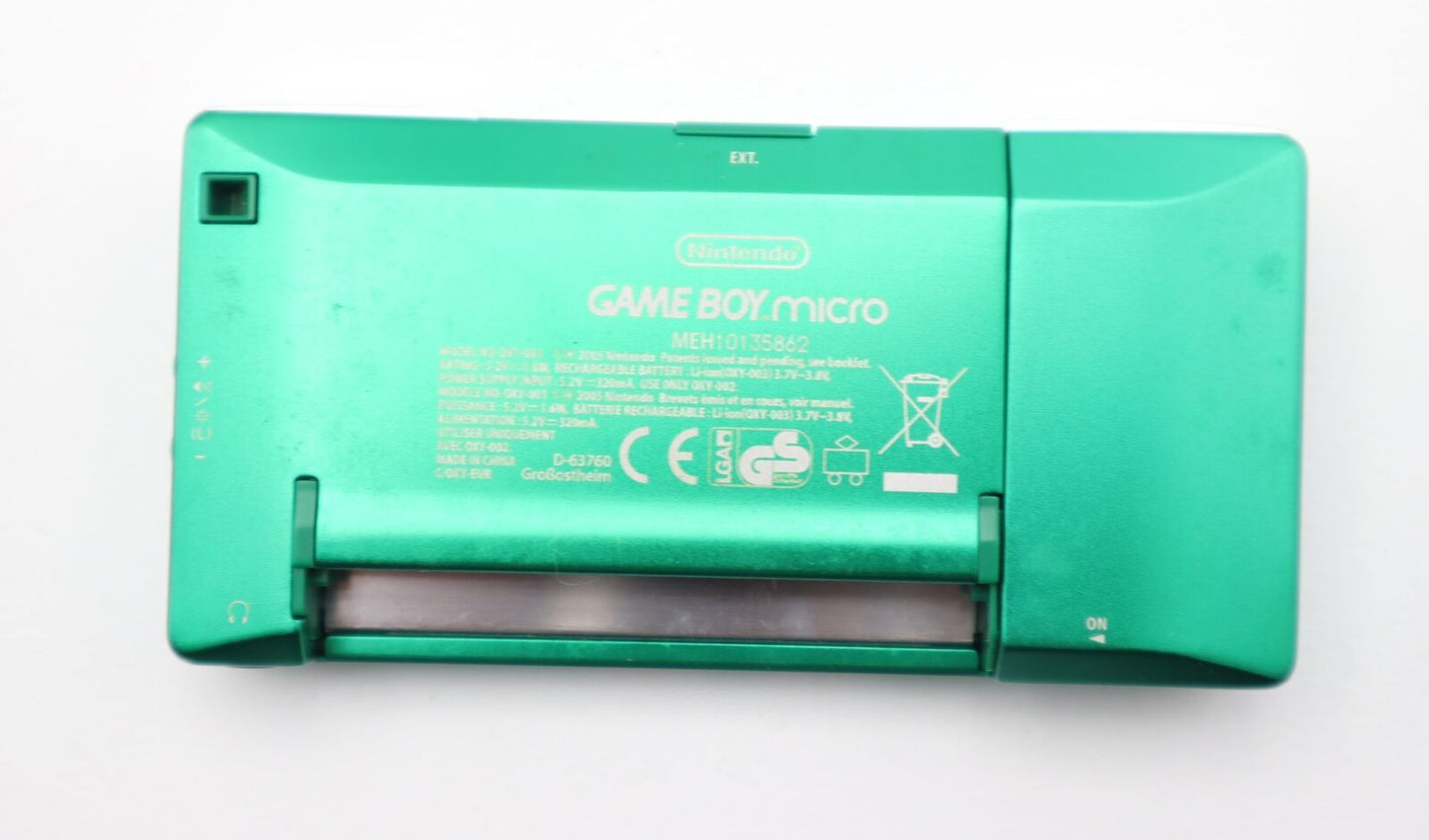 Nintendo Gameboy Micro Verde Green originale documenti scatola