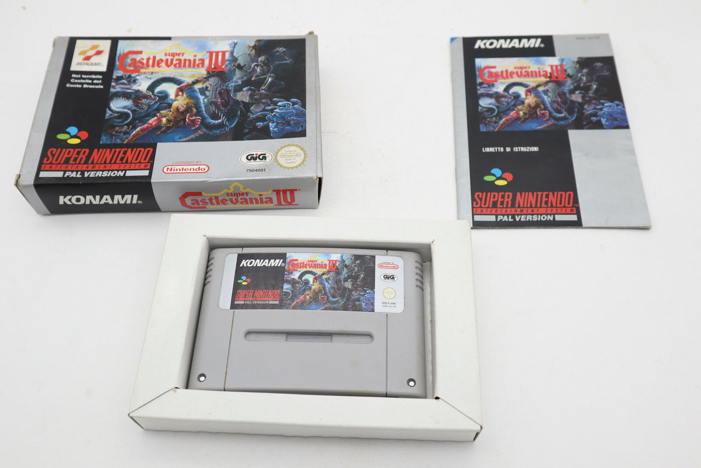 Super Nintendo Super Castleavania IV CIB
