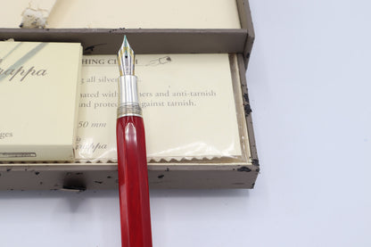 Fountain Pen MONTEGRAPPA SYMPHONY ruby red celluloid nib F