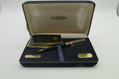 Aurora 88 penna a sfera Ballpoint Douè Argento 925 e Oro