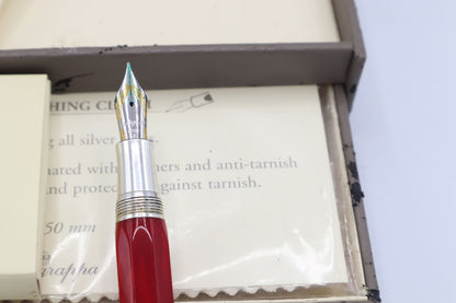 Fountain Pen MONTEGRAPPA SYMPHONY ruby red celluloid nib F