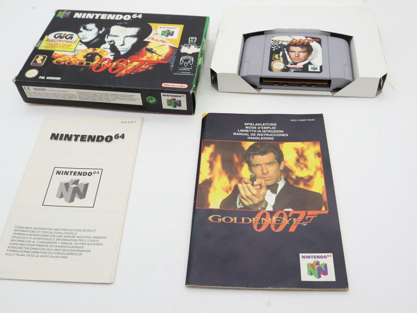 007 Goldeye n64 -  Nintendo Super Nintendo SNES GIG GAME-EUR PAL CIB