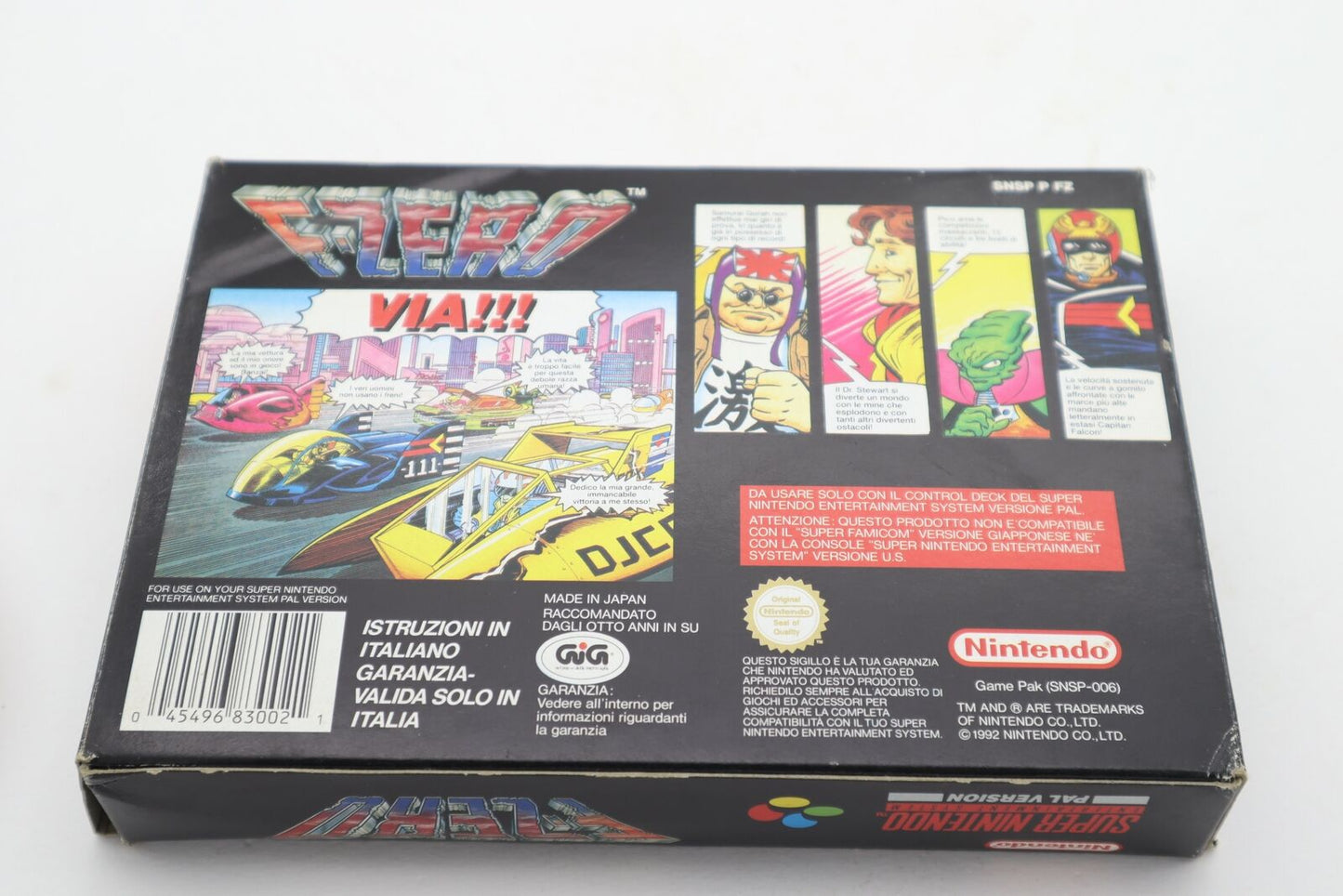 F-zero CIB -  Nintendo Super Nintendo SNES GIG GAME-EUR PAL CIB