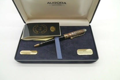 Aurora 88 penna a sfera Ballpoint Douè Argento 925 e Oro
