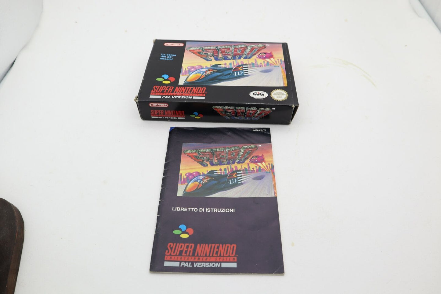 F-zero CIB -  Nintendo Super Nintendo SNES GIG GAME-EUR PAL CIB